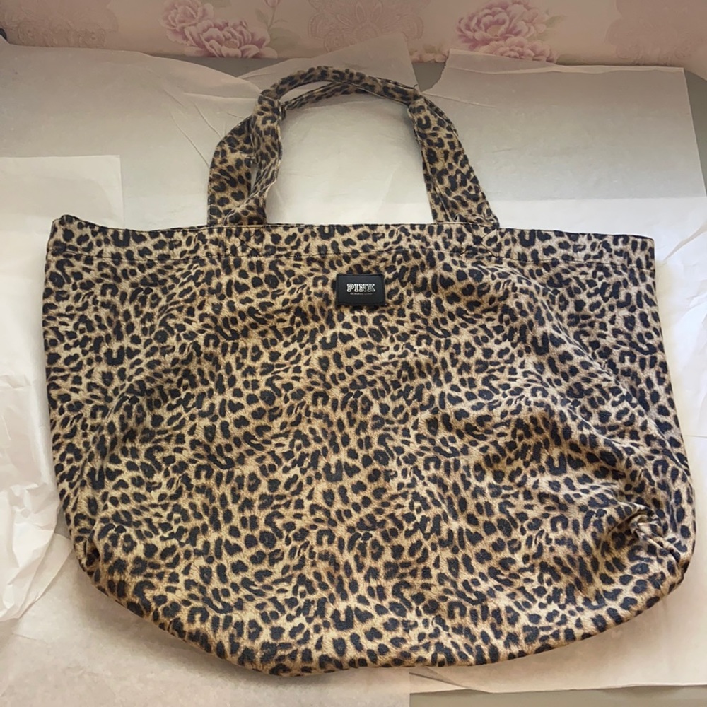 Rare Pink Victoria’s Secret Leopard Huge Weekender